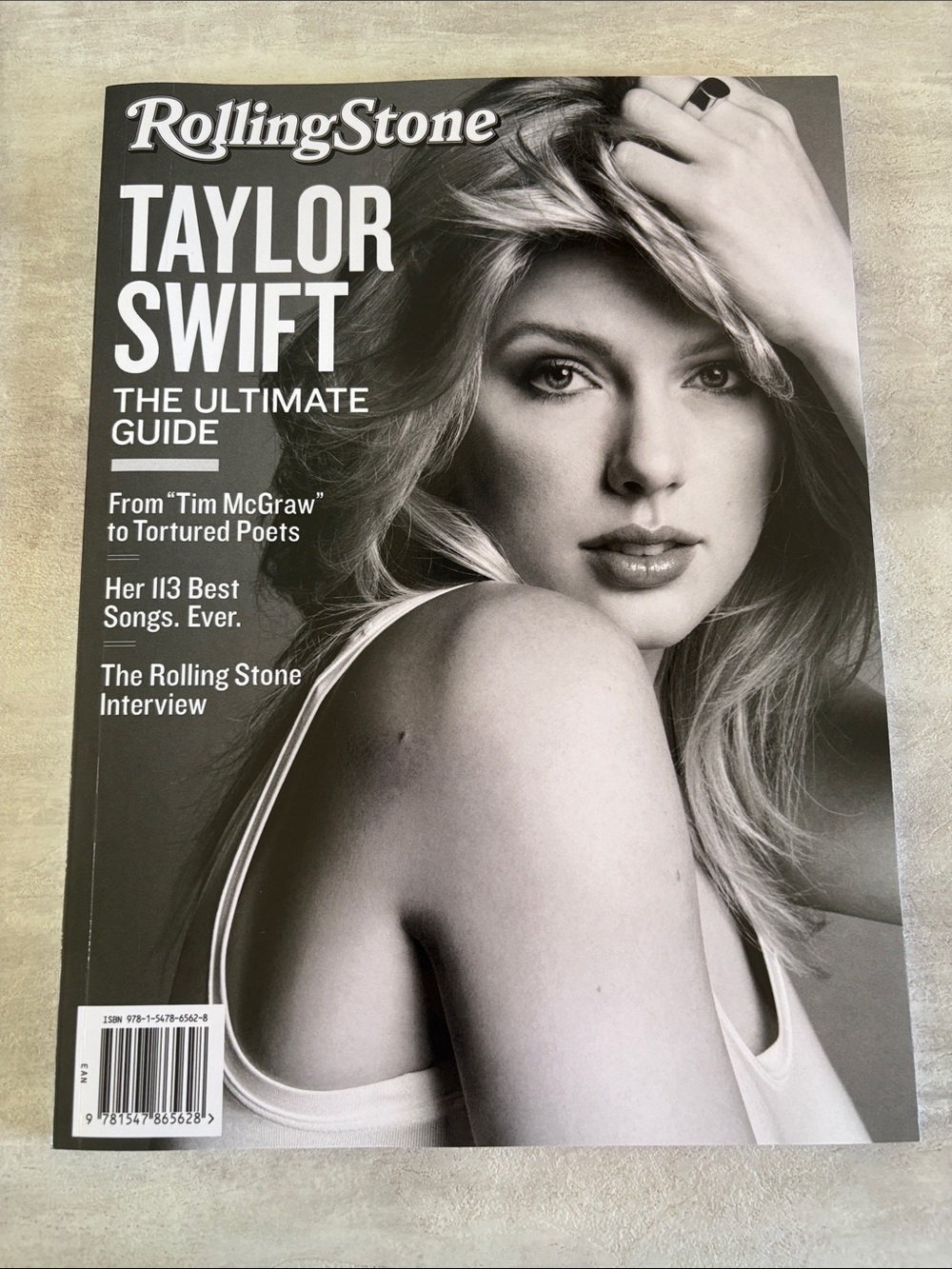 The Rolling Stones Taylor Swift The Ultimate Guide - Black & White Cover